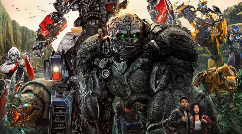 Poster for the movie "Transformers: Rise of the Beasts"