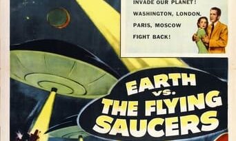 Poster for the movie "Earth vs. the Flying Saucers"